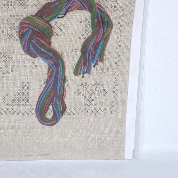 Country Stitching‎ Beginner Cross Stitch Kit 602 My Best 7x7 Printed Linen USA - Picture 10 of 10